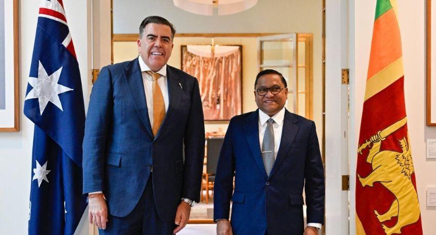 Sri Lanka's FM Meets Australian Speaker